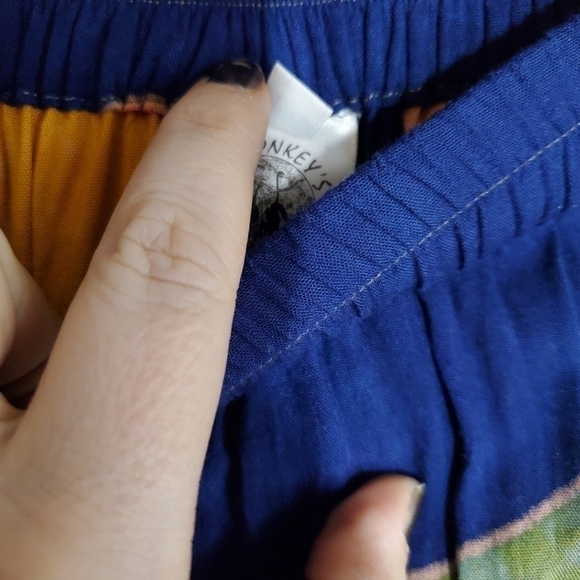 🐒VINTAGE Monkey Print Midi Skirt - Picture 3 of 8